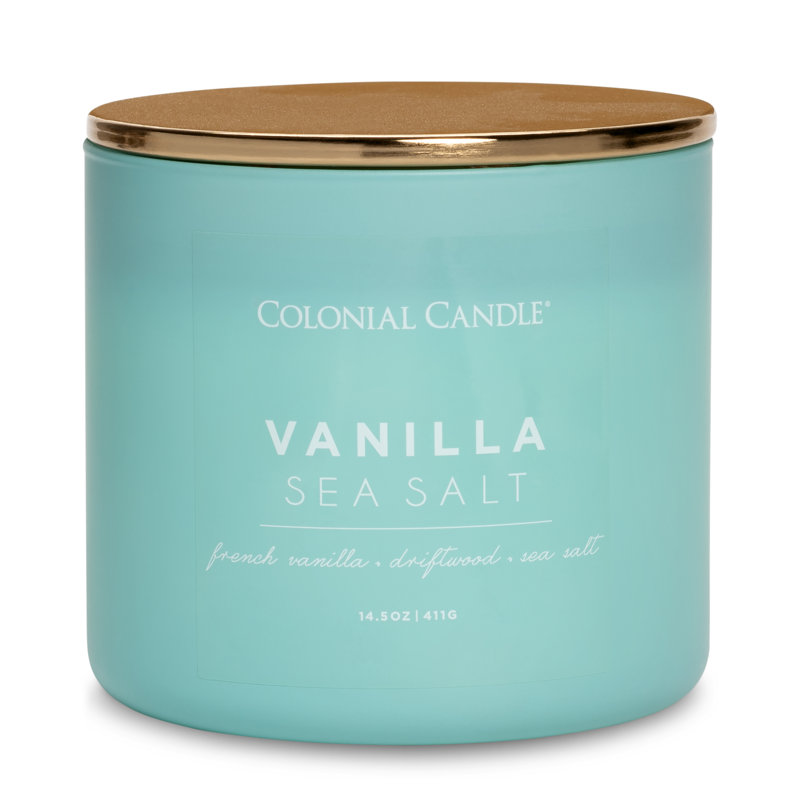 Colonial Candle Vanilla Sea Salt Scented Jar Candle & Reviews Wayfair